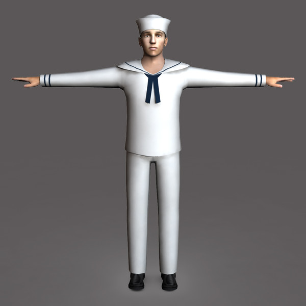 navy male 02 ma - Navy Male 02 by ignisfatuus